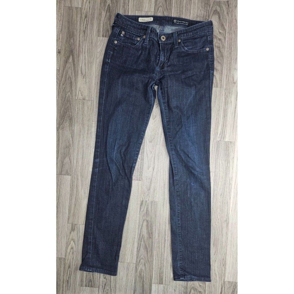 Adriano Goldschmied Womens Size 26 R Stilt Embroidered Pockets Cigarette Jeans